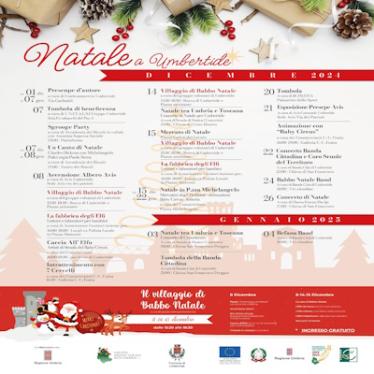 playbill Christmas in Umbertide 2024 - Umbertide